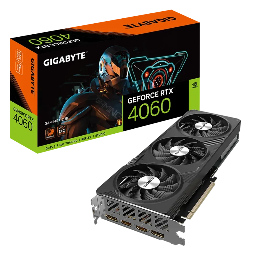 Gigabyte NVIDIA GeForce RTX 4060 GAMING OC 8GB Box View