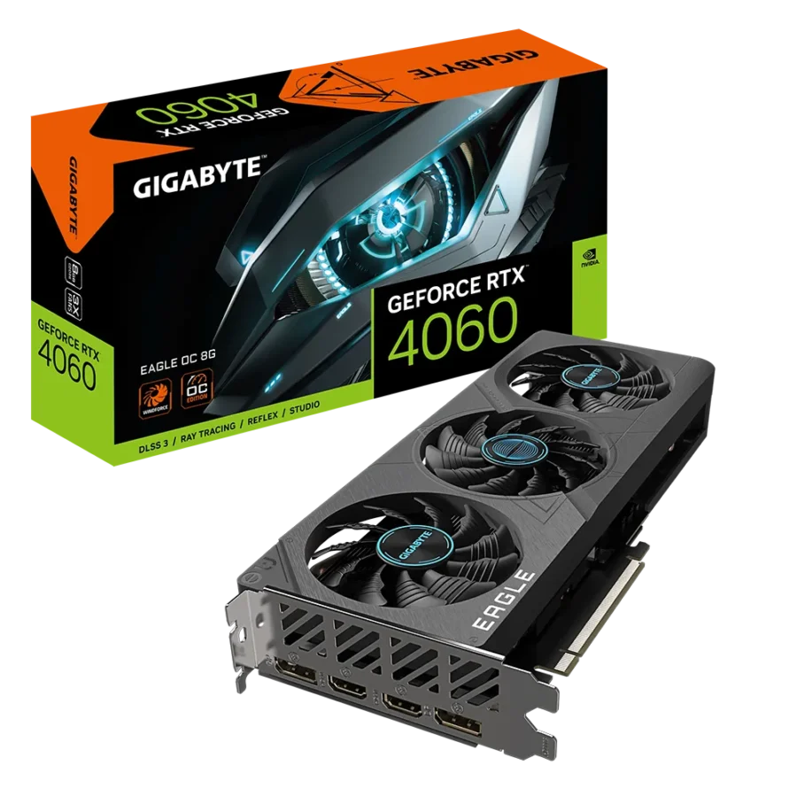 Gigabyte NVIDIA GeForce RTX 4060 EAGLE OC Box View