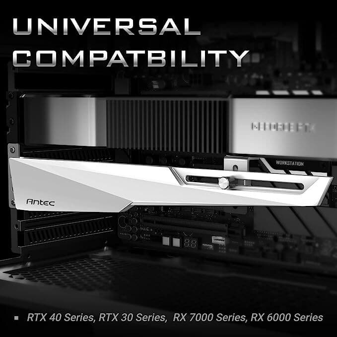 Antec Dagger Five-Hole Black Graphics Card Support Bracket compatibility