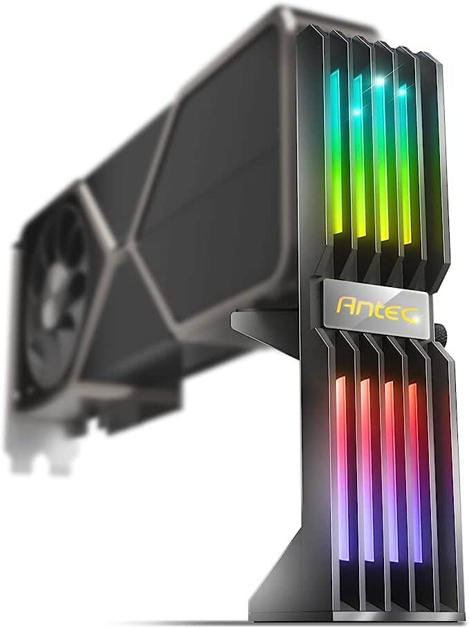 Antec ARGB Graphics Card Holder Front View