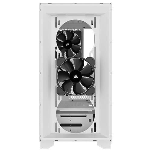 Corsair 3000D Airflow White Rear View