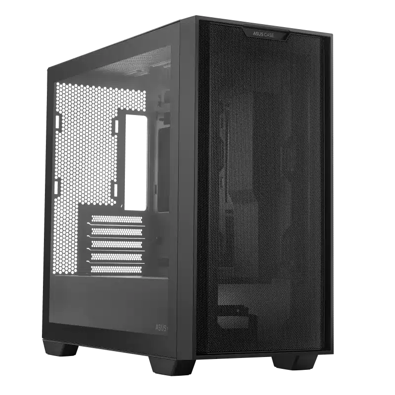 ASUS Prime A21 Black Front Angled View