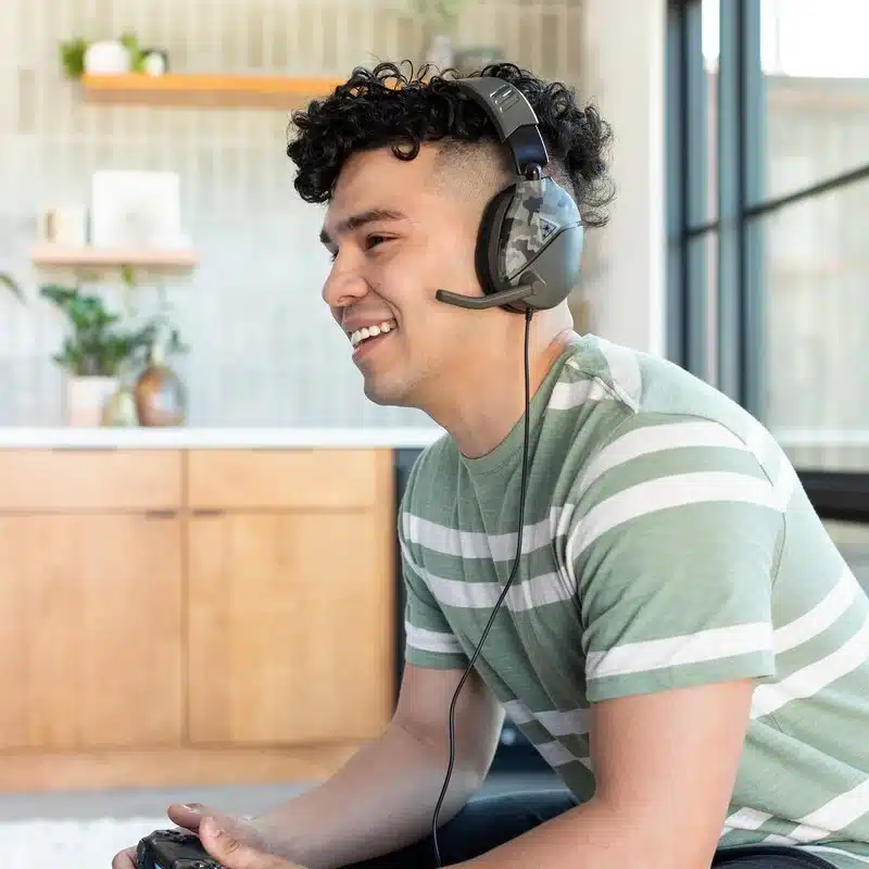 Turtle Beach Recon 70 Green Camo Lifestyle Image