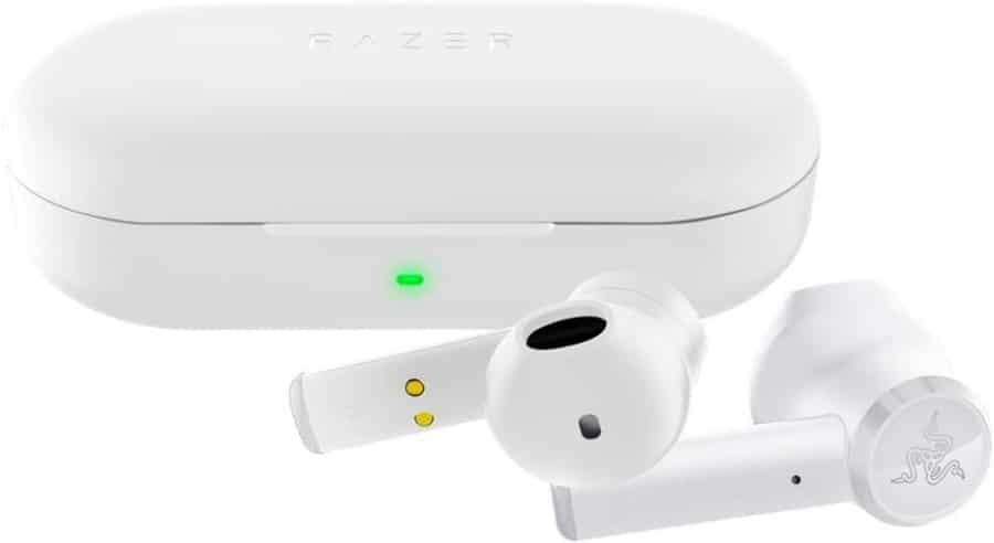Razer Hammerhead White Front View