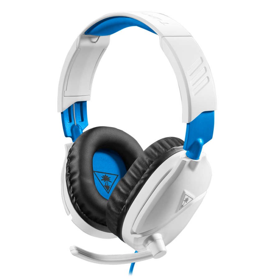 Turtle Beach Recon 70 White & Blue Angled View