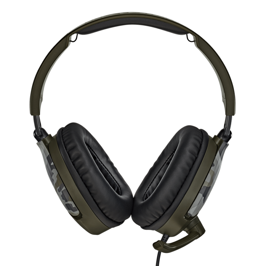 Turtle Beach Recon 70 Green Camo Front View