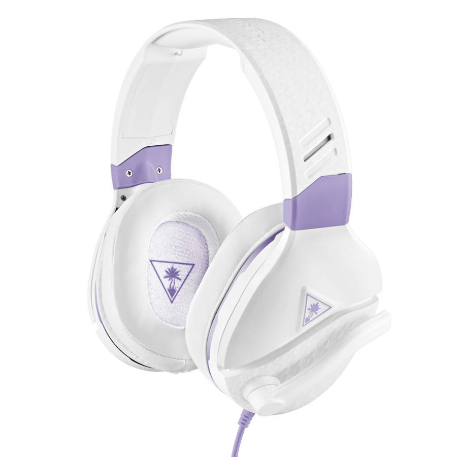 Turtle Beach Recon Spark Purple White Angled View