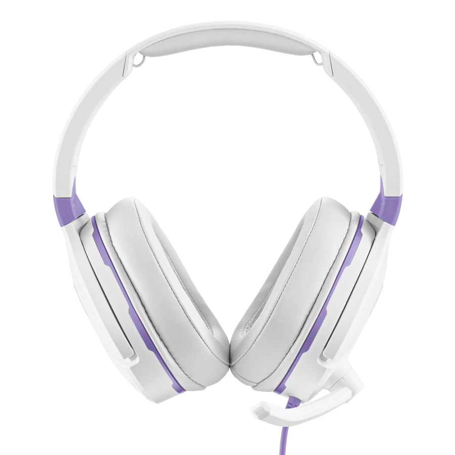 Turtle Beach Recon Spark Purple White Front Flat View