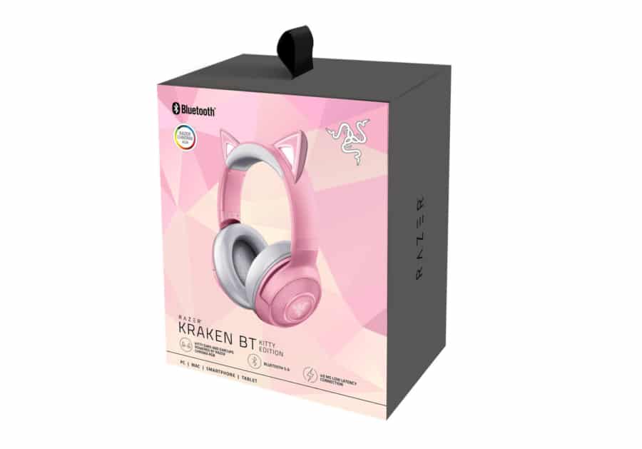 Razer Kraken BT Kitty Edition Quartz Pink Box View