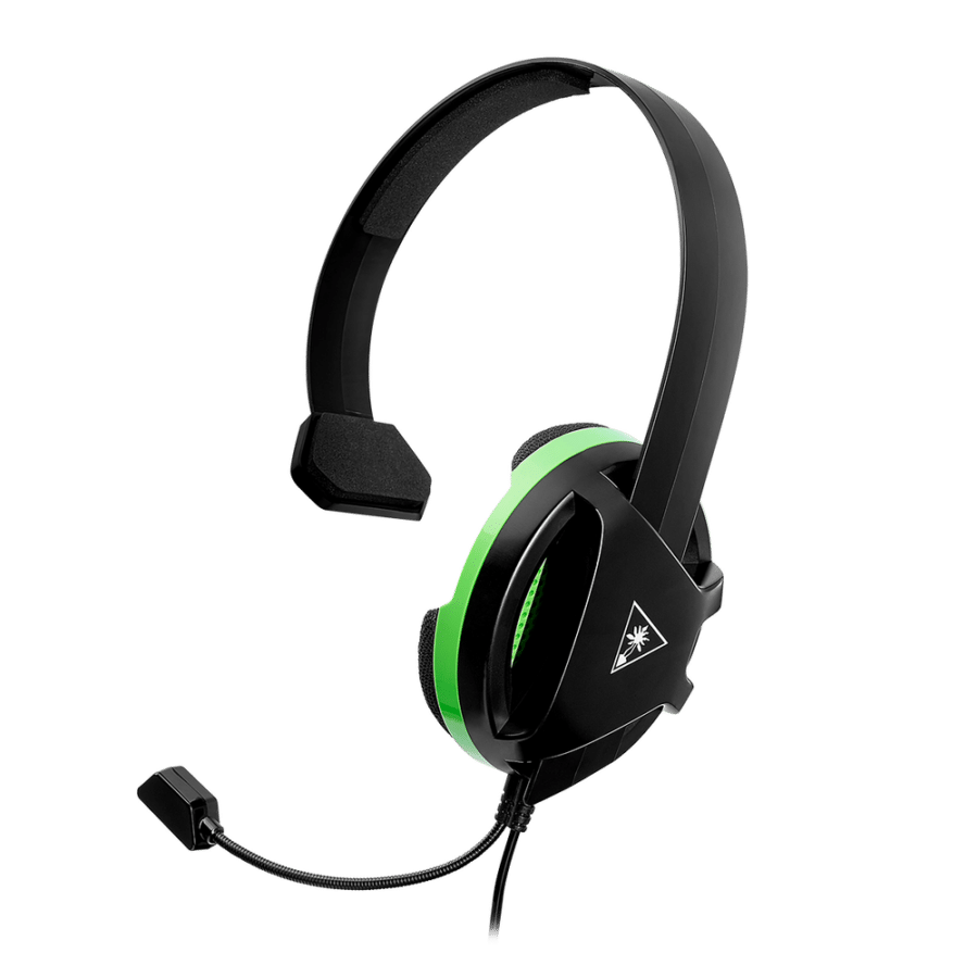 Turtle Beach Recon Chat Black & Green Angled View