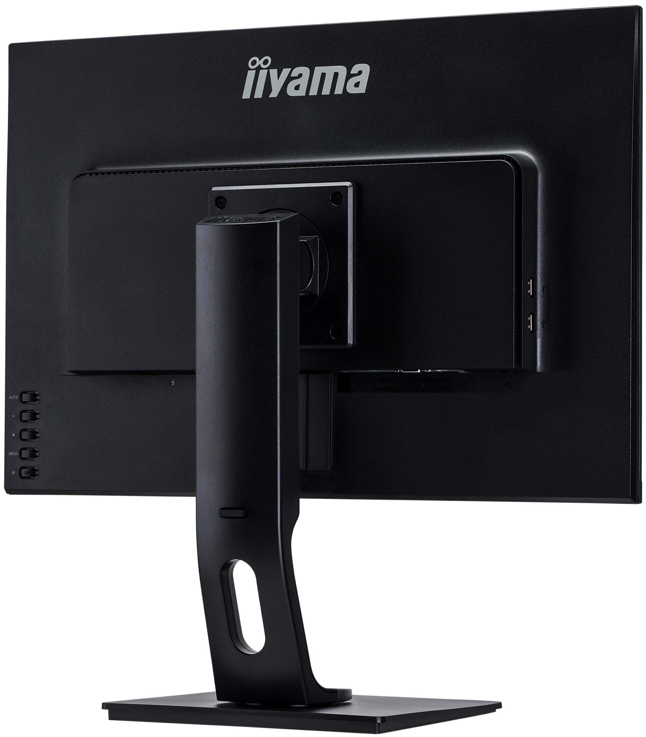 Iiyama Prolite XUB2595WSU-B1 Back Angled View