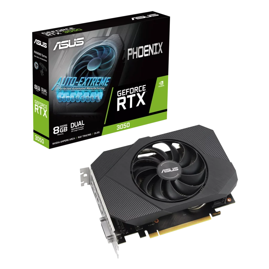ASUS Phoenix NVIDIA GeForce RTX 3050 V2 Box View