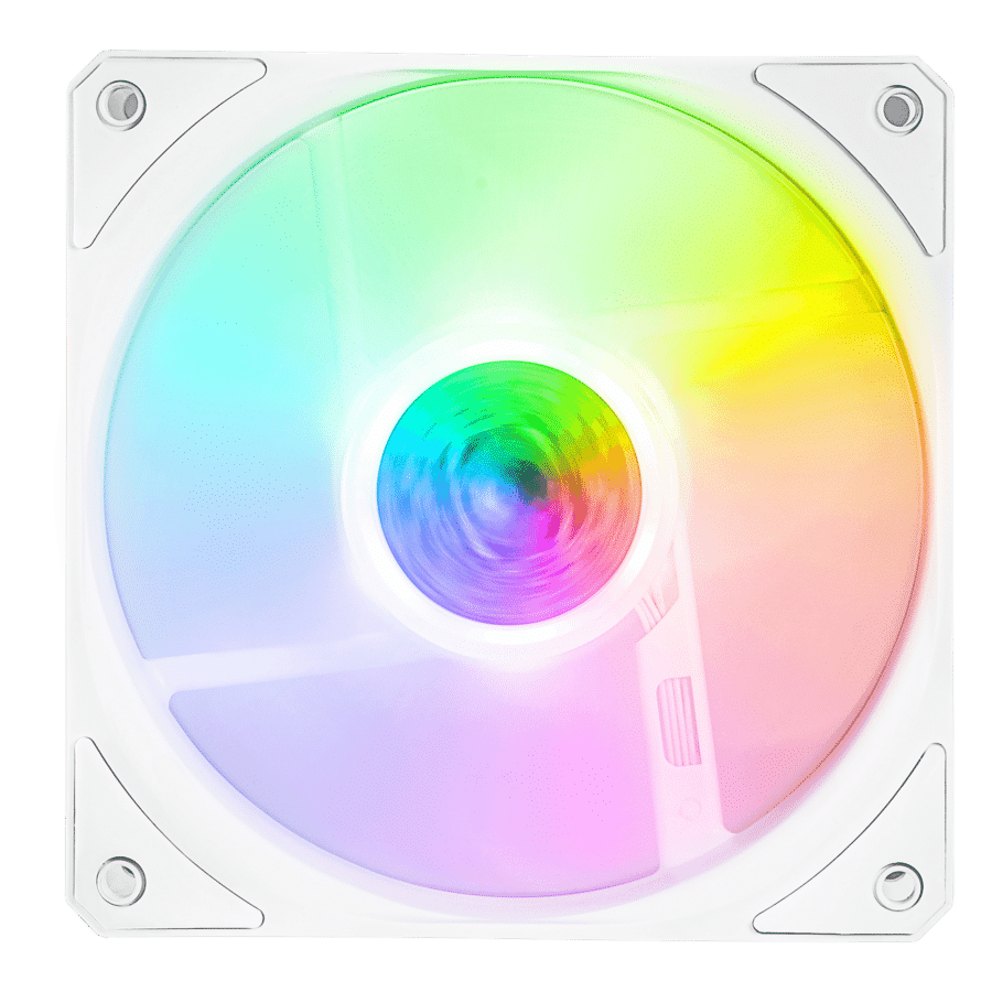 Cooler Master SickleFlow 120 ARGB White Front View