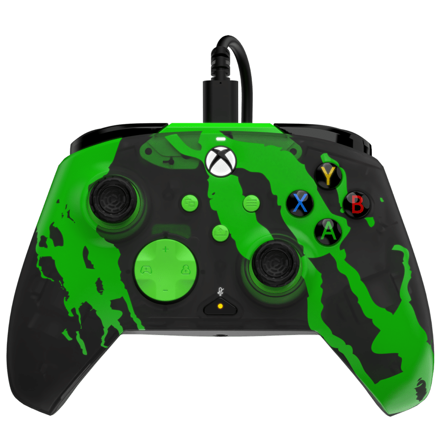 PDP Rematch Glow Wired Controller - Jolt Green (Xbox X|S, Xbox One, PC)