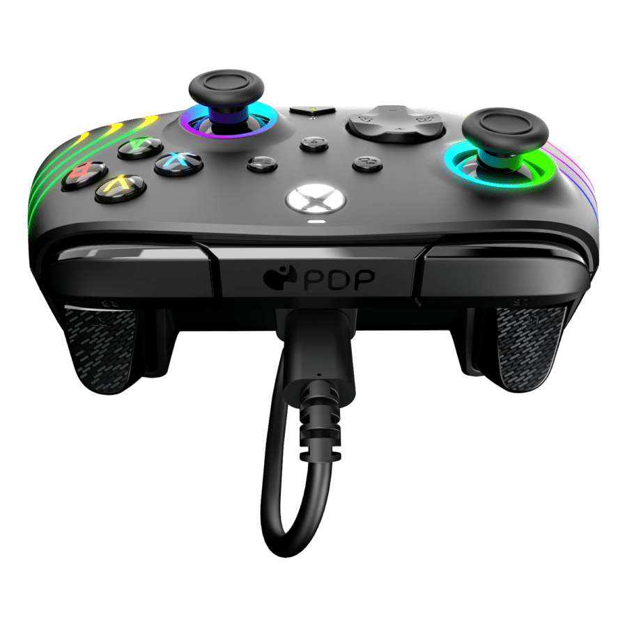 PDP AfterGlow Wave Wired Controller - Black (Xbox X|S, Xbox One, PC)