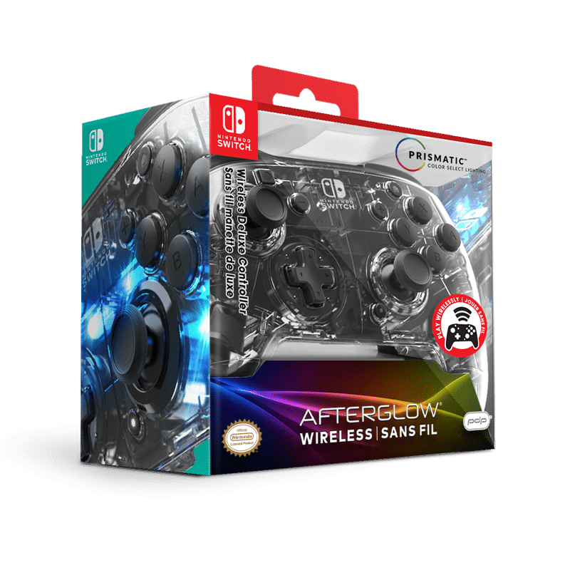 PDP Nintendo Switch AfterGlow Wireless Deluxe Controller