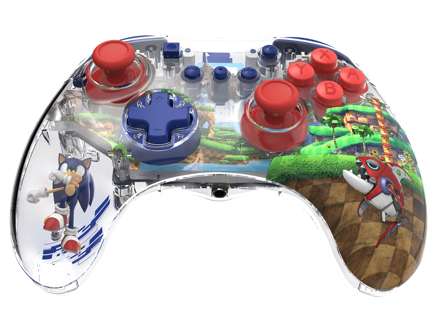 PDP Nintendo Switch REALMz Wired Controller - Sonic Green Hill Zone