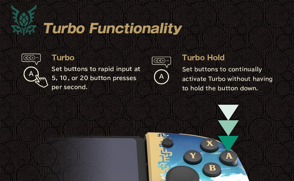 Nintendo Switch HORI Split Pad Pro Controller - Zelda: Tears of the Kingdom
