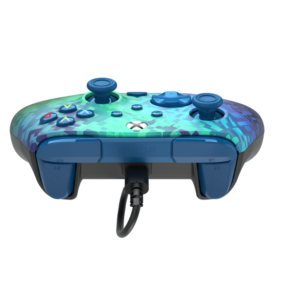 PDP Rematch Advanced Wired Controller - Glitch Green (Xbox X|S, Xbox One, PC)