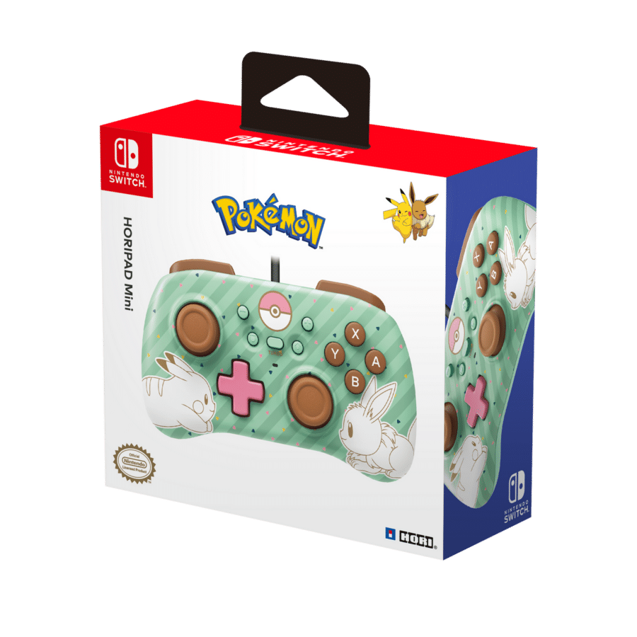 HORIPAD Mini for Nintendo Switch - Pokémon: Pikachu & Eevee