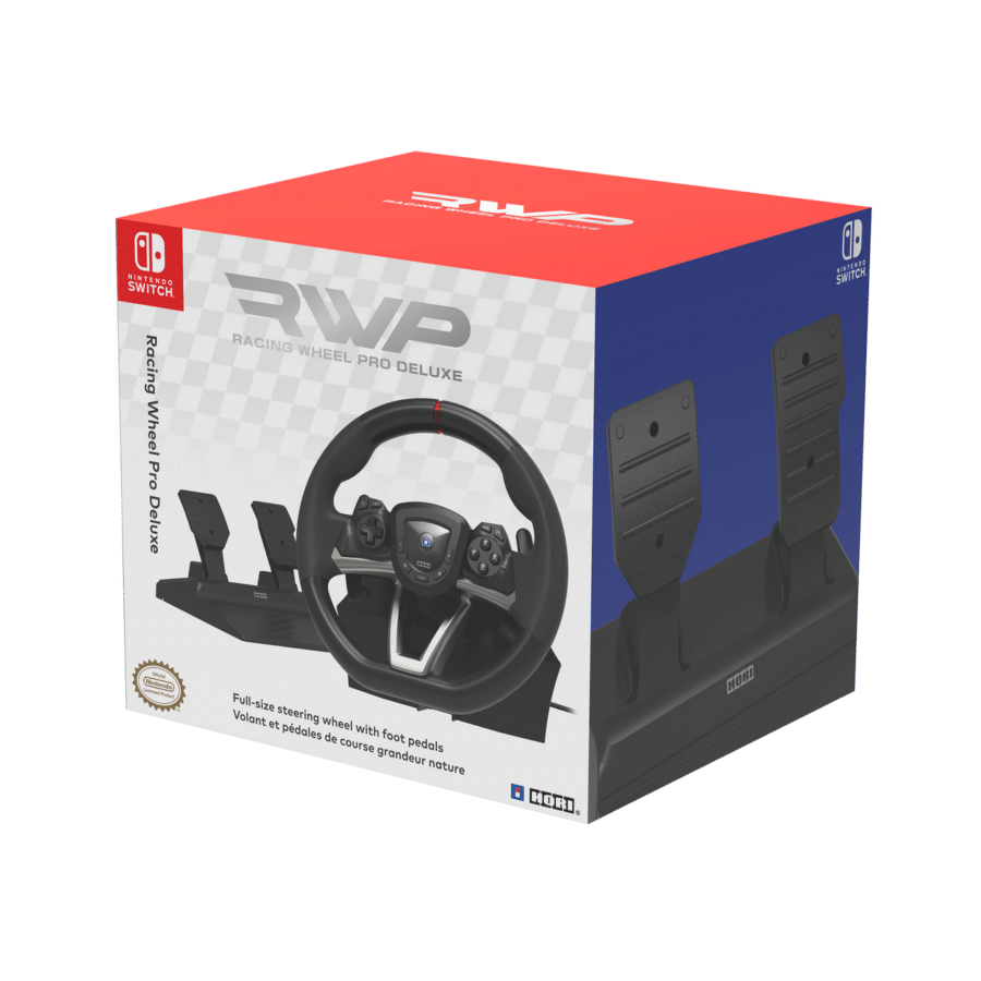 HORI Racing Wheel Pro Deluxe for Nintendo Switch and PC