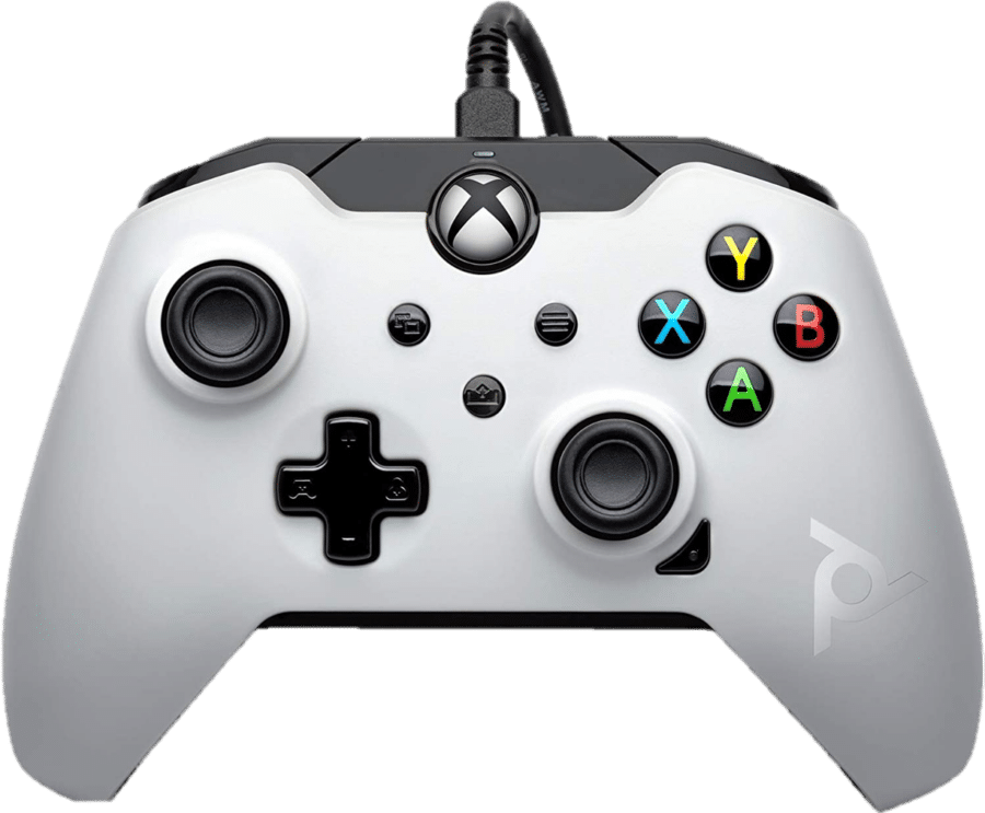 PDP Wired Controller - Artic White (Xbox X|S, Xbox One, PC)