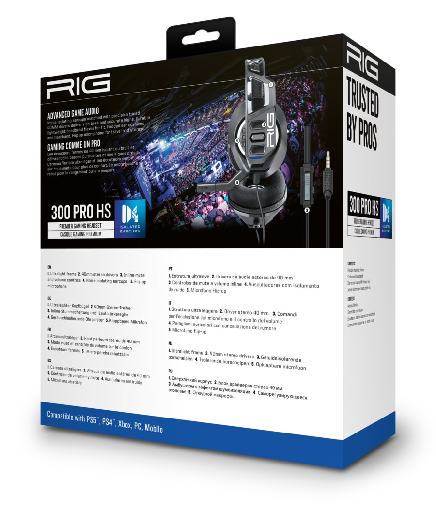 Nacon RIG 300 PRO HS Gaming Headset