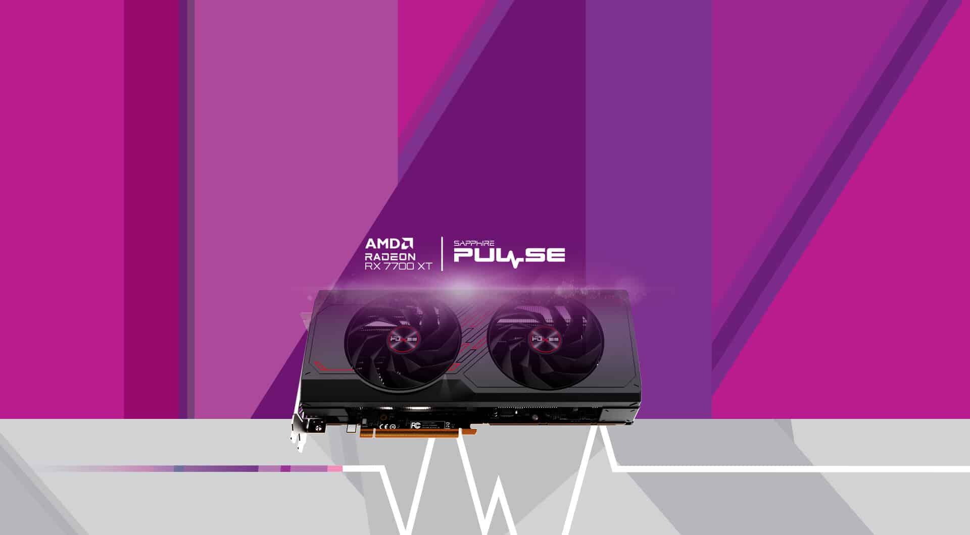Sapphire PULSE AMD Radeon RX 7700 XT 12GB GDDR6 Graphics Card