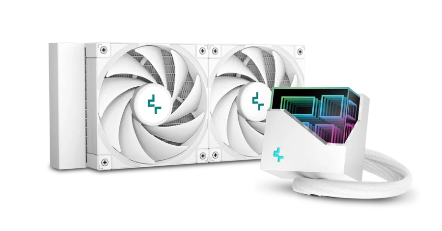 DeepCool LT520 240mm All-In-One Liquid CPU Cooler - White