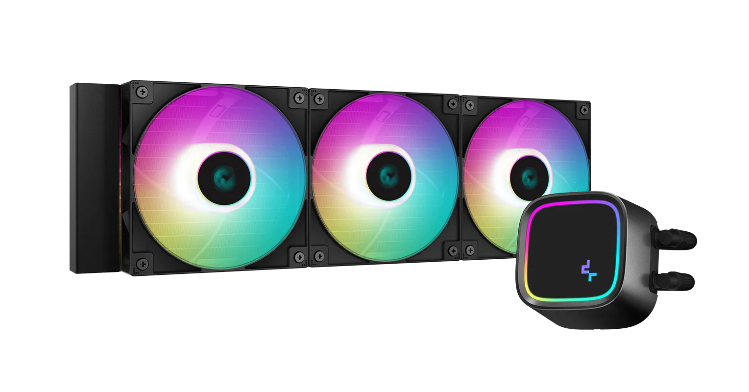 DeepCool LE720 360mm ARGB All-In-One Liquid CPU Cooler - Black