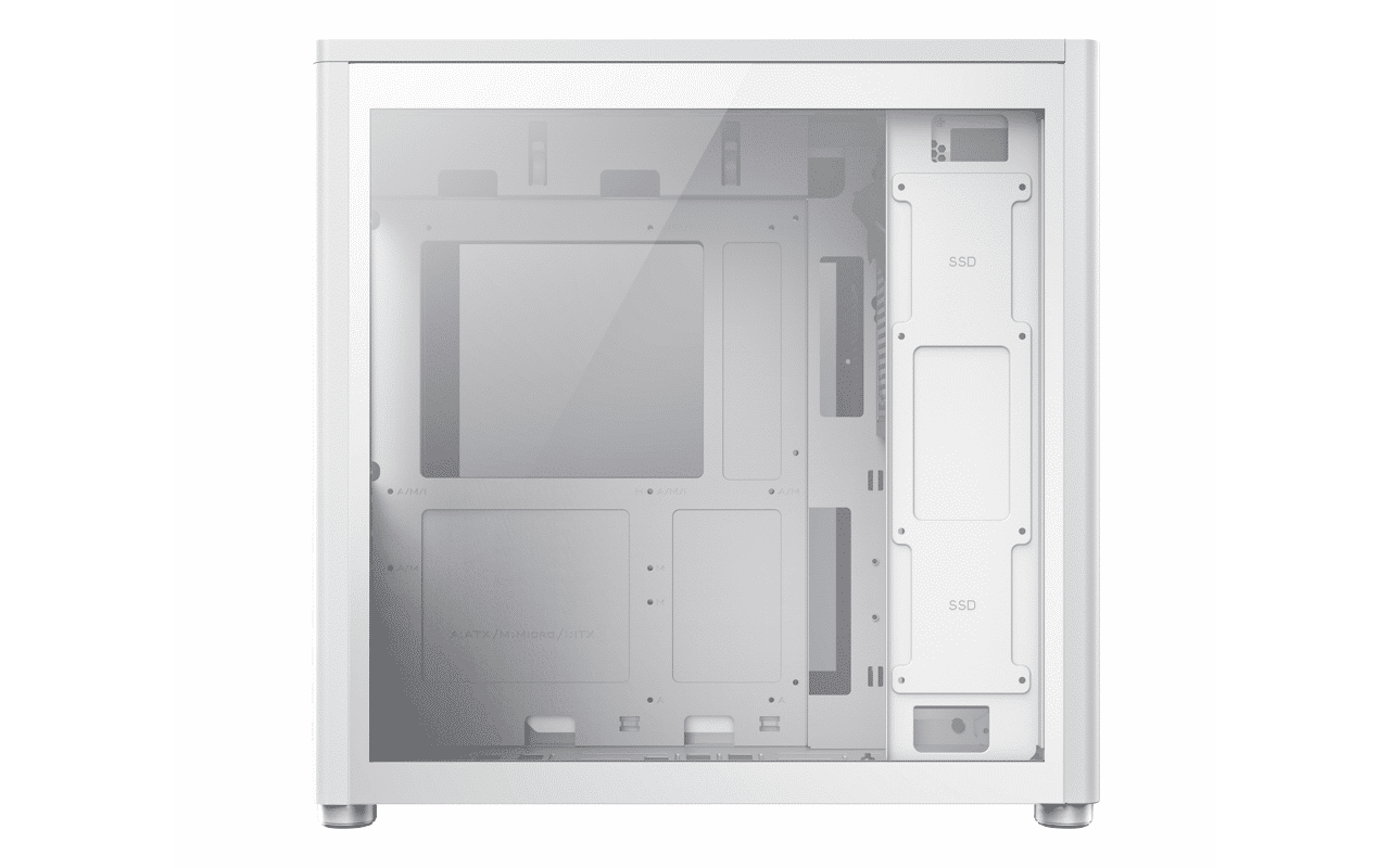 GameMax Spark Pro White Gaming PC Case
