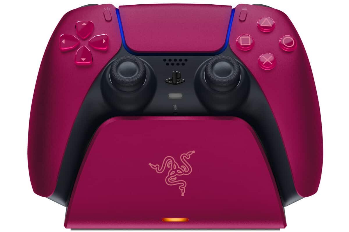 Razer Quick Charging Stand for PS5 DualSense Wireless Controller - Pink