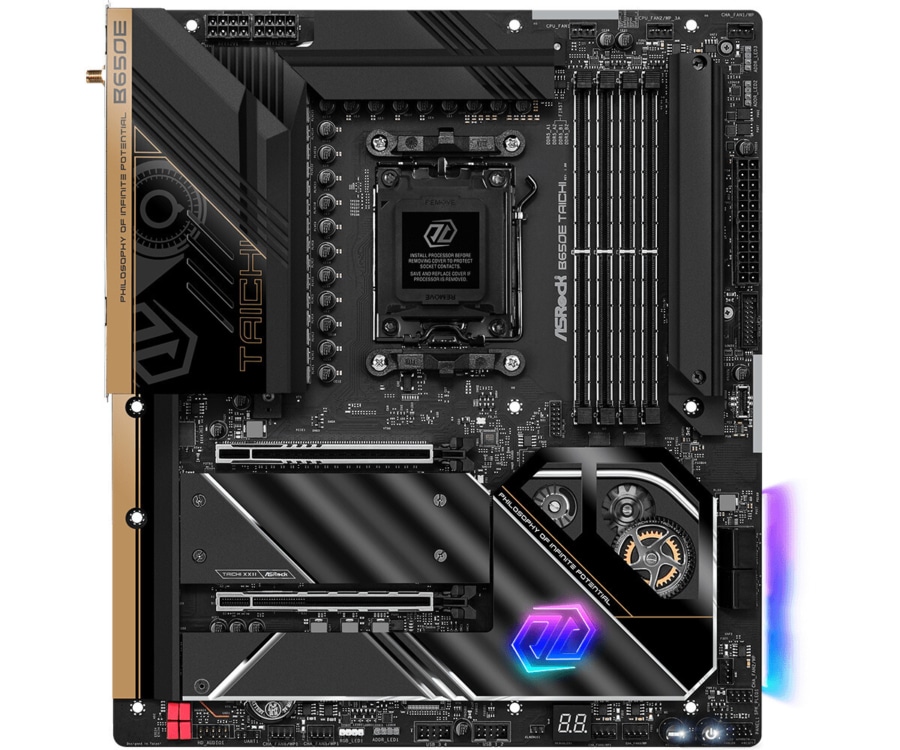 ASRock B650E Taichi – AMD B650 Chipset (Socket AM5) PCIe 5.0 DDR5 E-ATX Motherboard