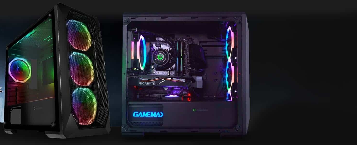 GameMax Kamikaze Pro ARGB Gaming PC Case
