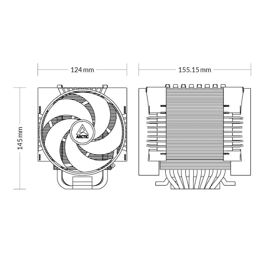 Arctic Freezer 4U-M Single Tower CPU Cooler