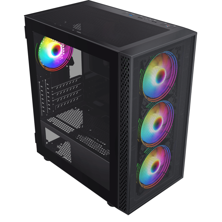 GameMax Icon Mesh ARGB Gaming PC Case