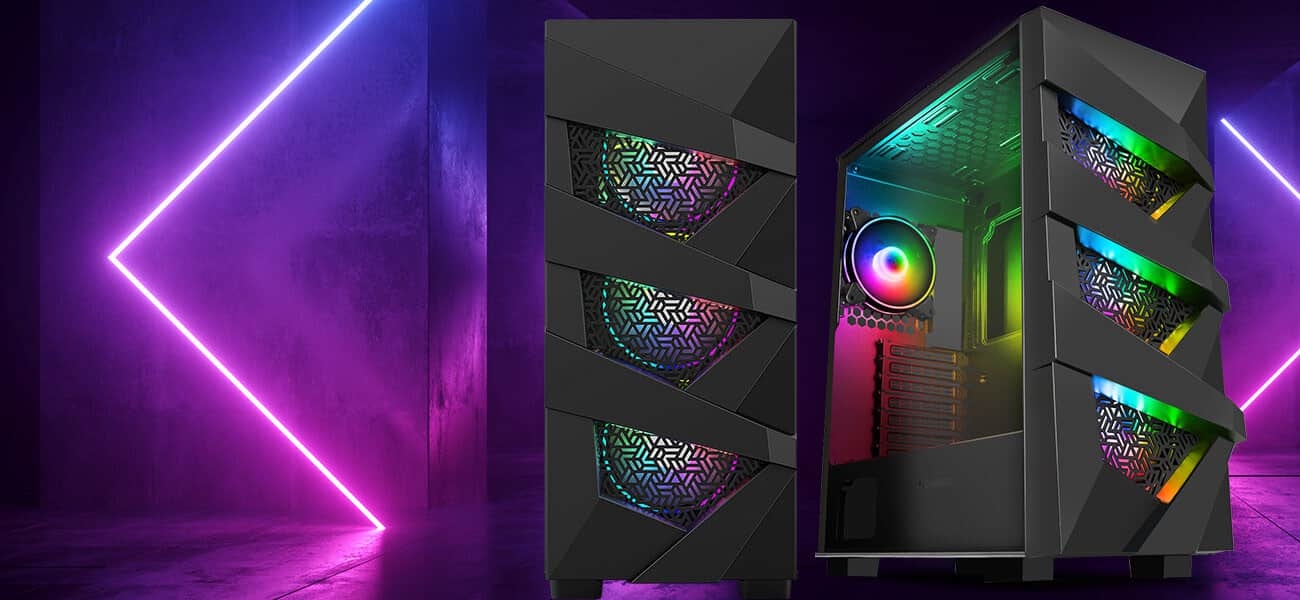 GameMax Vengeance ARGB Gaming PC Case