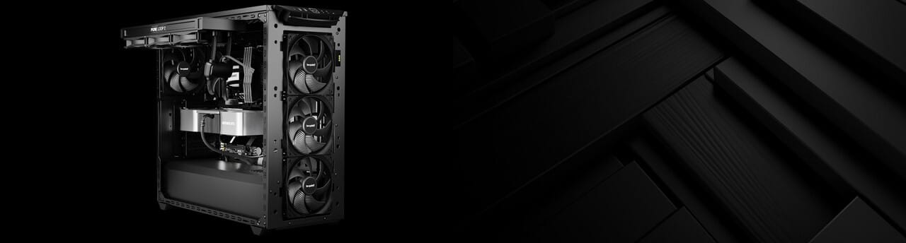Be Quiet! BL104 Pure Wings 3 120mm Black Case Fan Single Pack