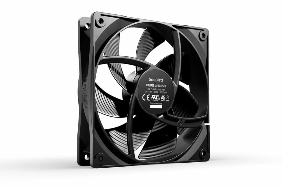 Be Quiet! BL104 Pure Wings 3 120mm Black Case Fan Single Pack