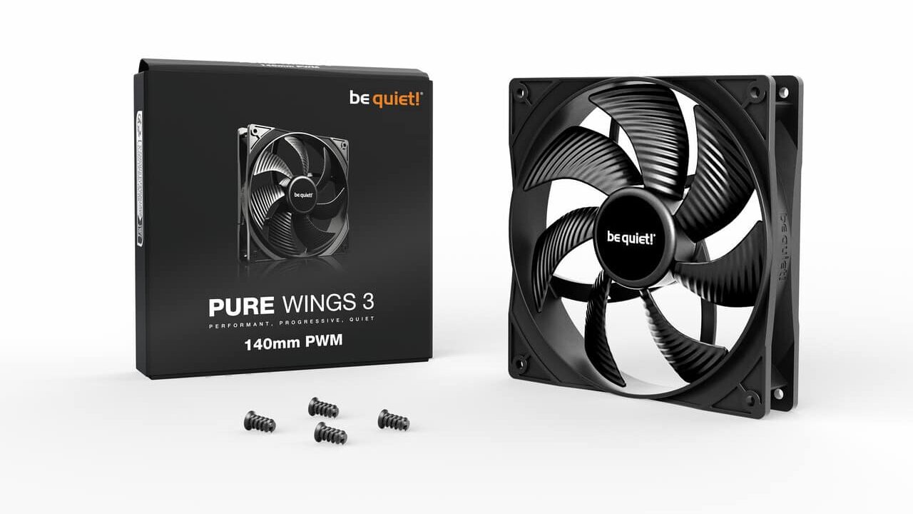 Be Quiet! BL108 Pure Wings 3 140mm PWM Case Fan Single Pack