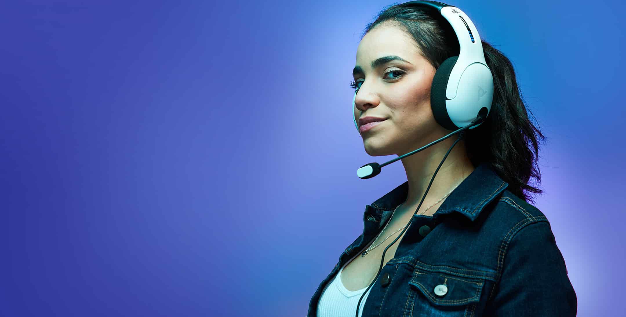 PDP LVL50 Wired Gaming Headset - White (PS4/PS5/PC)