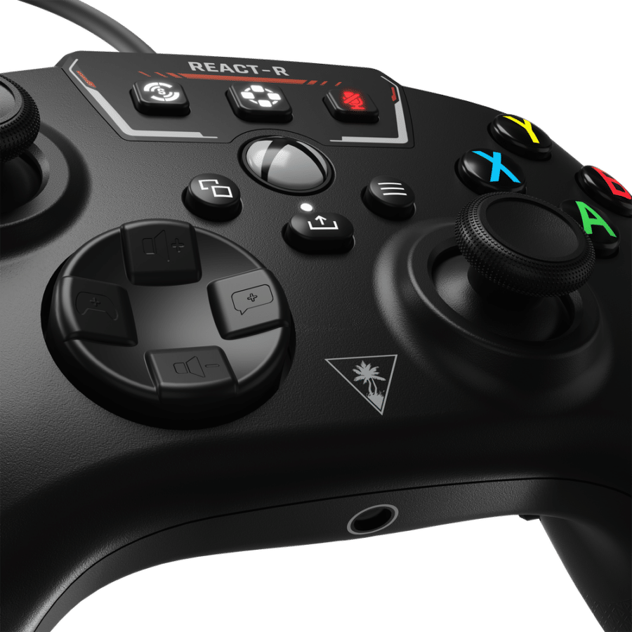 Turtle Beach REACT-R Wired Controller - Black (Xbox X|S, Xbox One, PC)