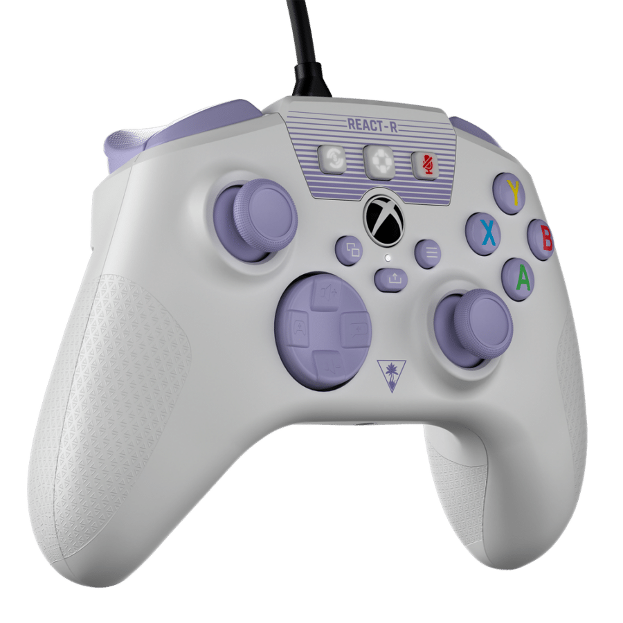 Turtle Beach REACT-R Wired Controller - White & Purple