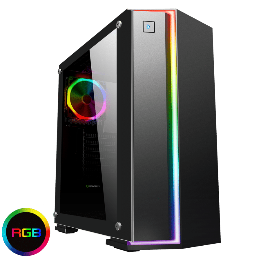 GameMax Starlight ARGB Gaming PC Case