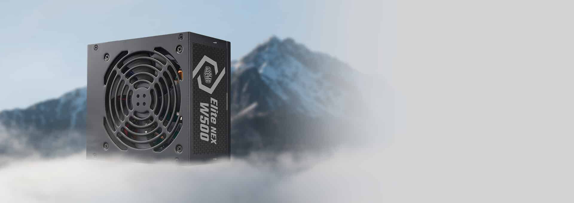 Cooler Master Elite Nex White – 500W 80 PLUS Standard Fully Wired PSU