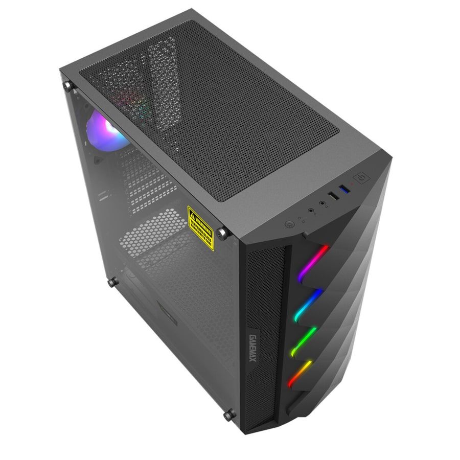 GameMax Diamond ARGB Black Gaming PC Case