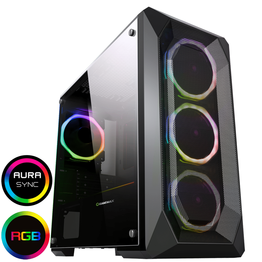 GameMax Kamikaze Pro ARGB Gaming PC Case