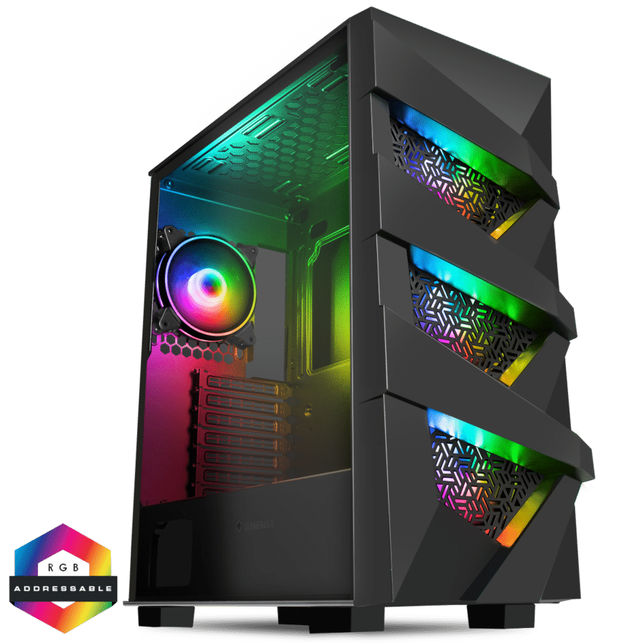 GameMax Vengeance ARGB Gaming PC Case