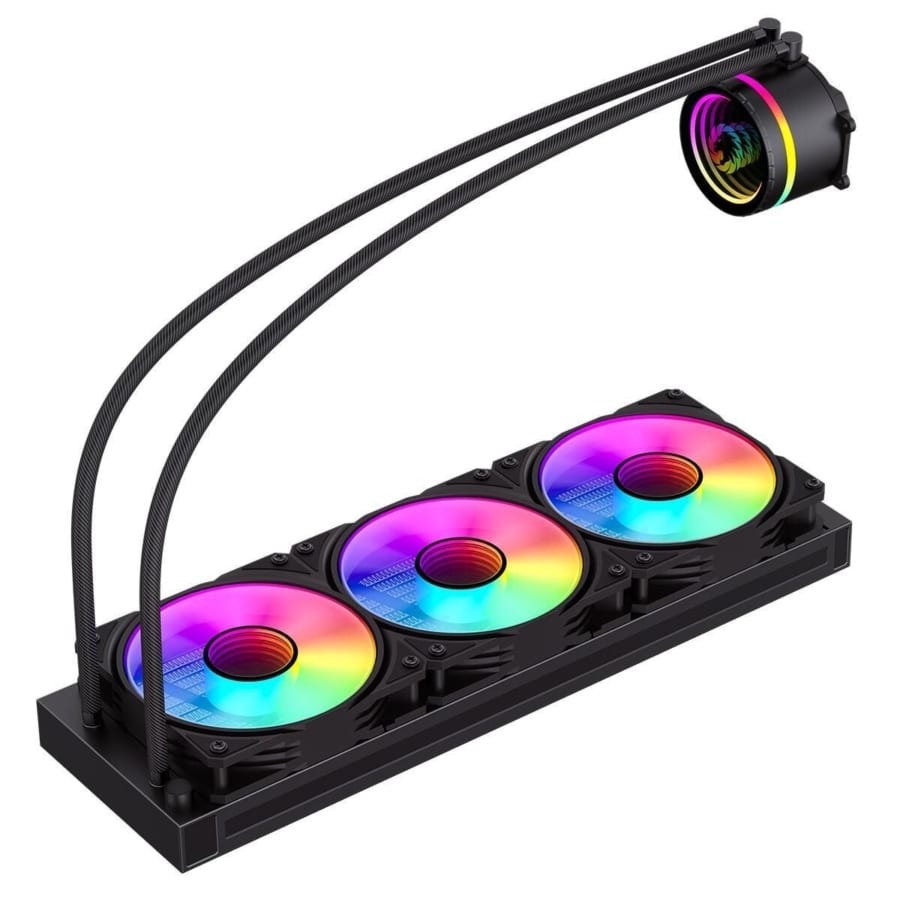 GameMax Iceburg 360mm ARGB All-In-One Liquid CPU Cooler - Black