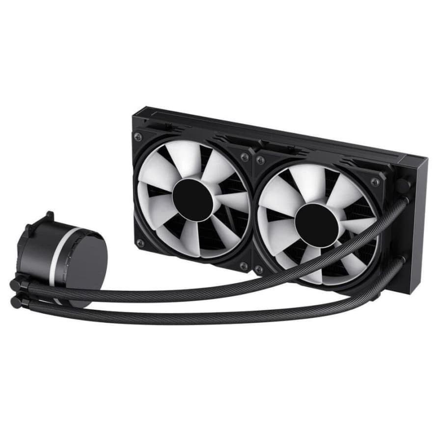 GameMax Iceburg 240mm ARGB All-In-One Liquid CPU Cooler - Black